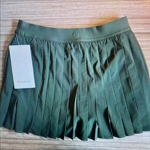 Lululemon Athletica Forest Green Mini Skirt